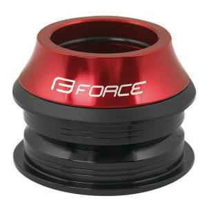 Stery FORCE 1 1/8" półzintegrowane czerwone