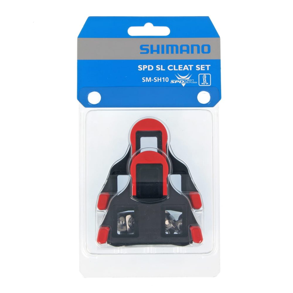 Bloki SHIMANO SM-SH12 czerwone szosa