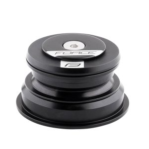 Stery FORCE Tapered 1 1/8" 1 1/2" półzintegrowane czarne