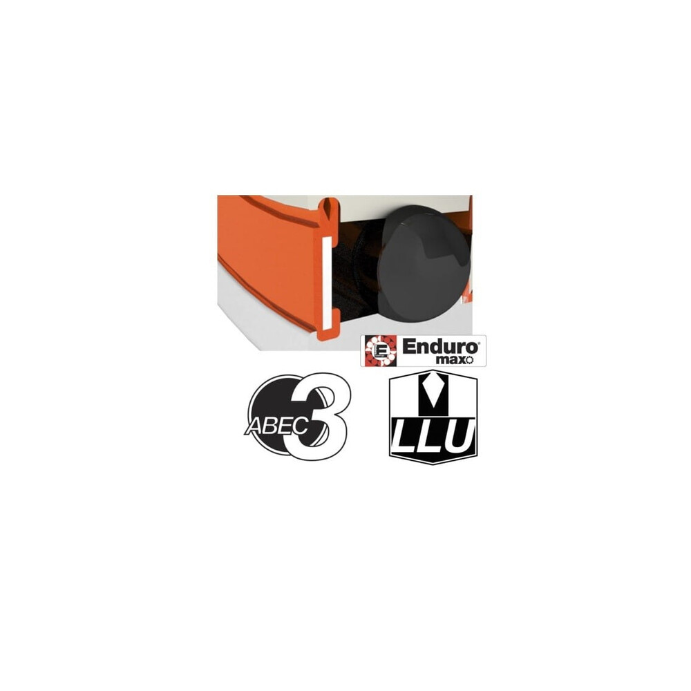 Łożysko ENDURO Abec 3 Black Oxide, 6902 LLU MAX BO 15x28x7 — zdjęcie 2
